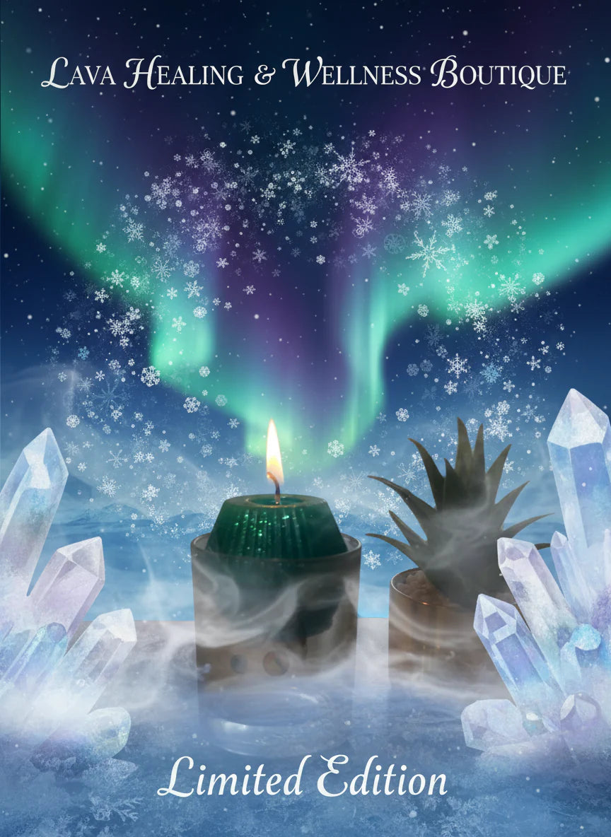 Lit candle with light soot effect